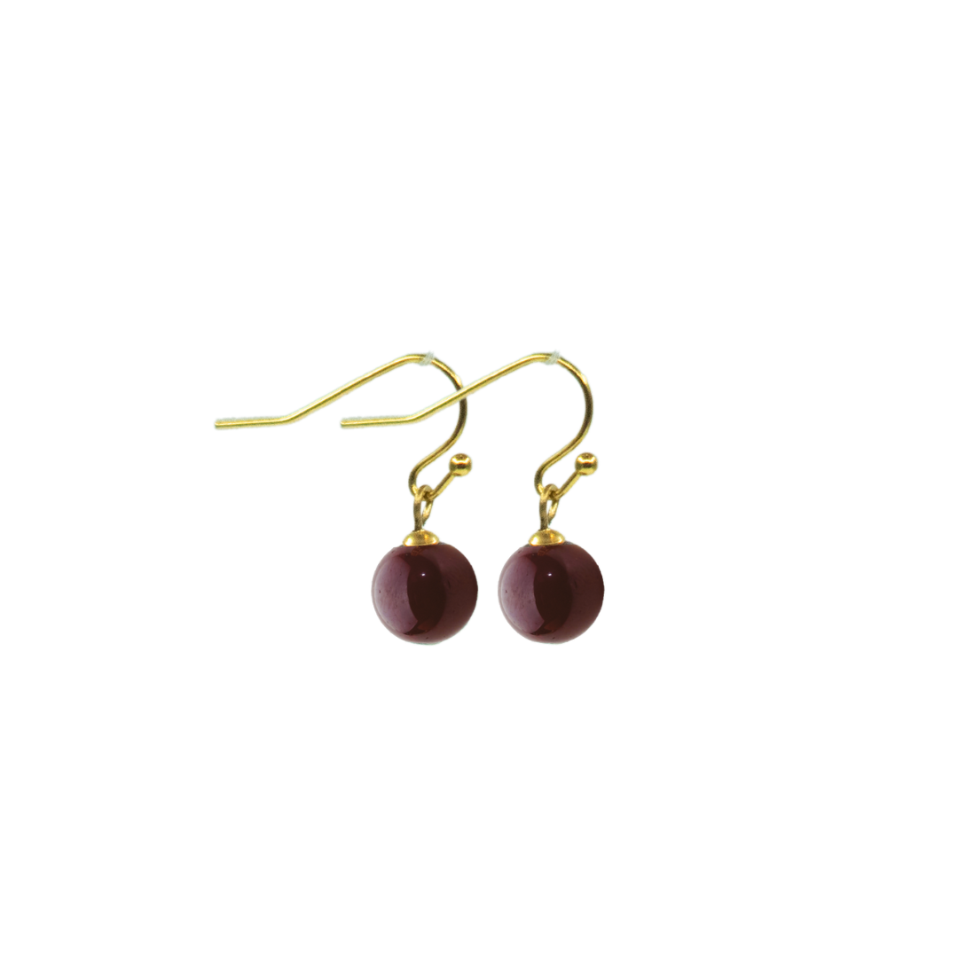 Garnet Leyr Earring