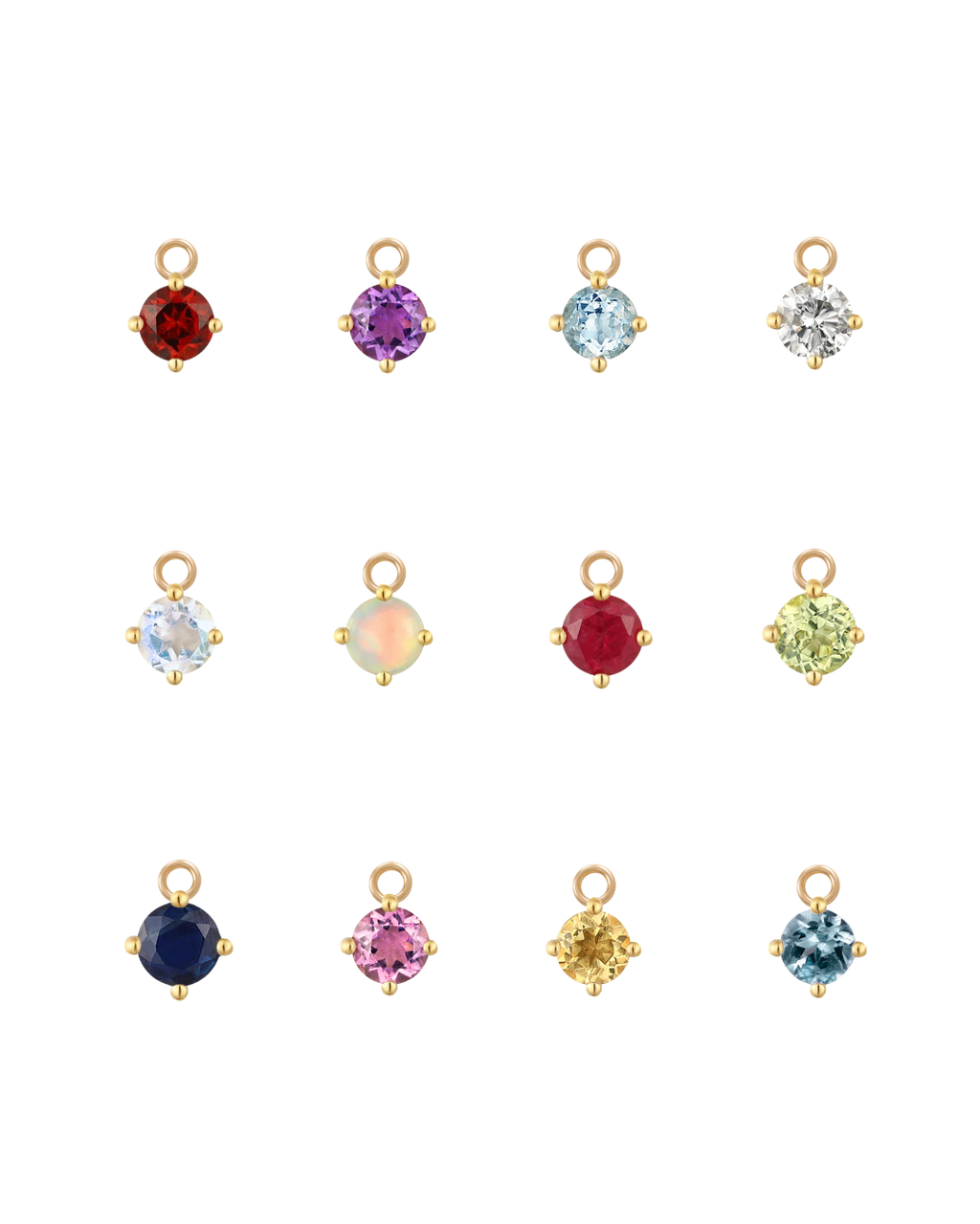 Aura 诞生石吊坠