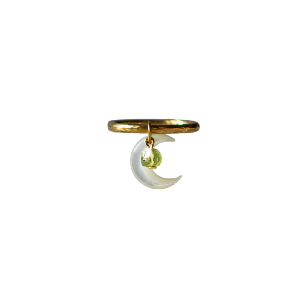 Gold Crescent Ring