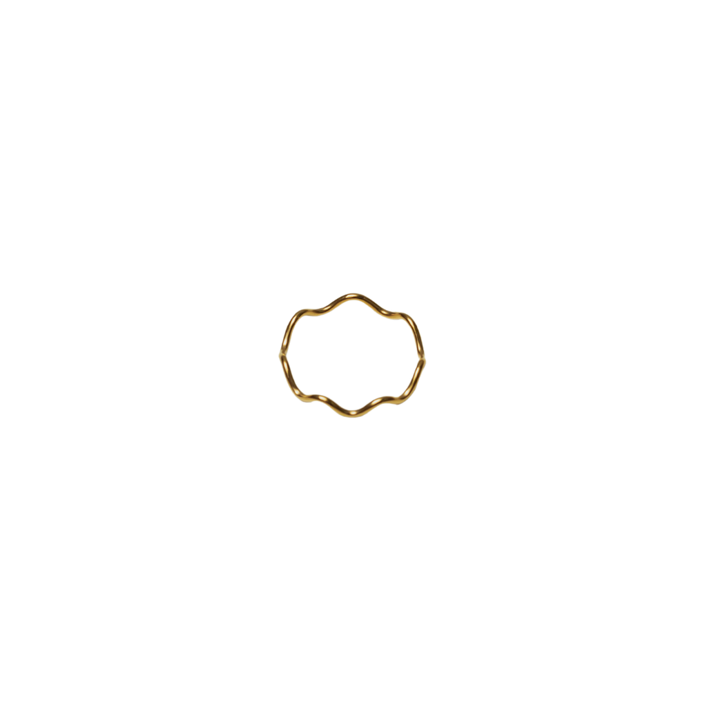 Gold Luna Ring