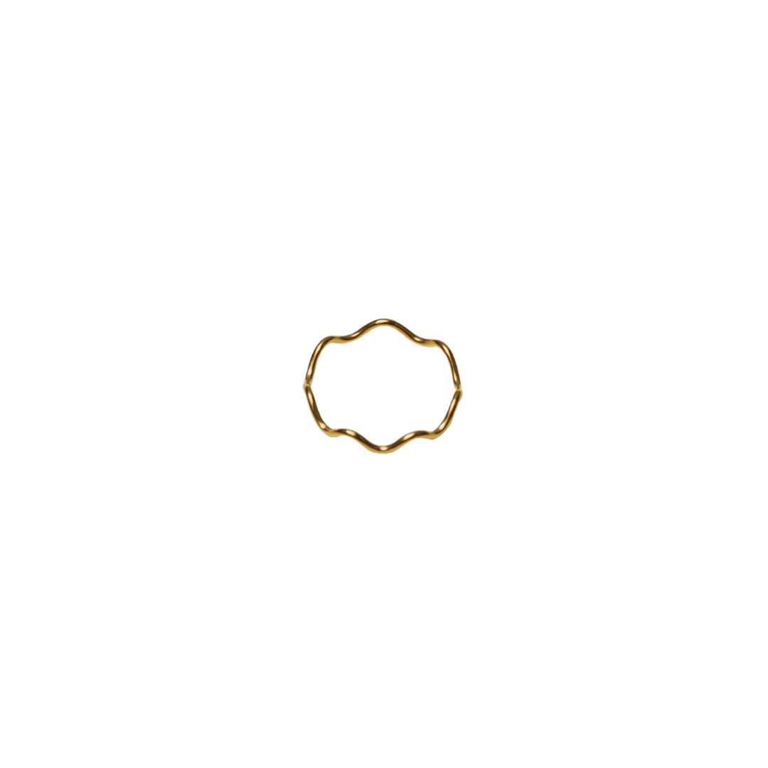 Gold Luna Ring