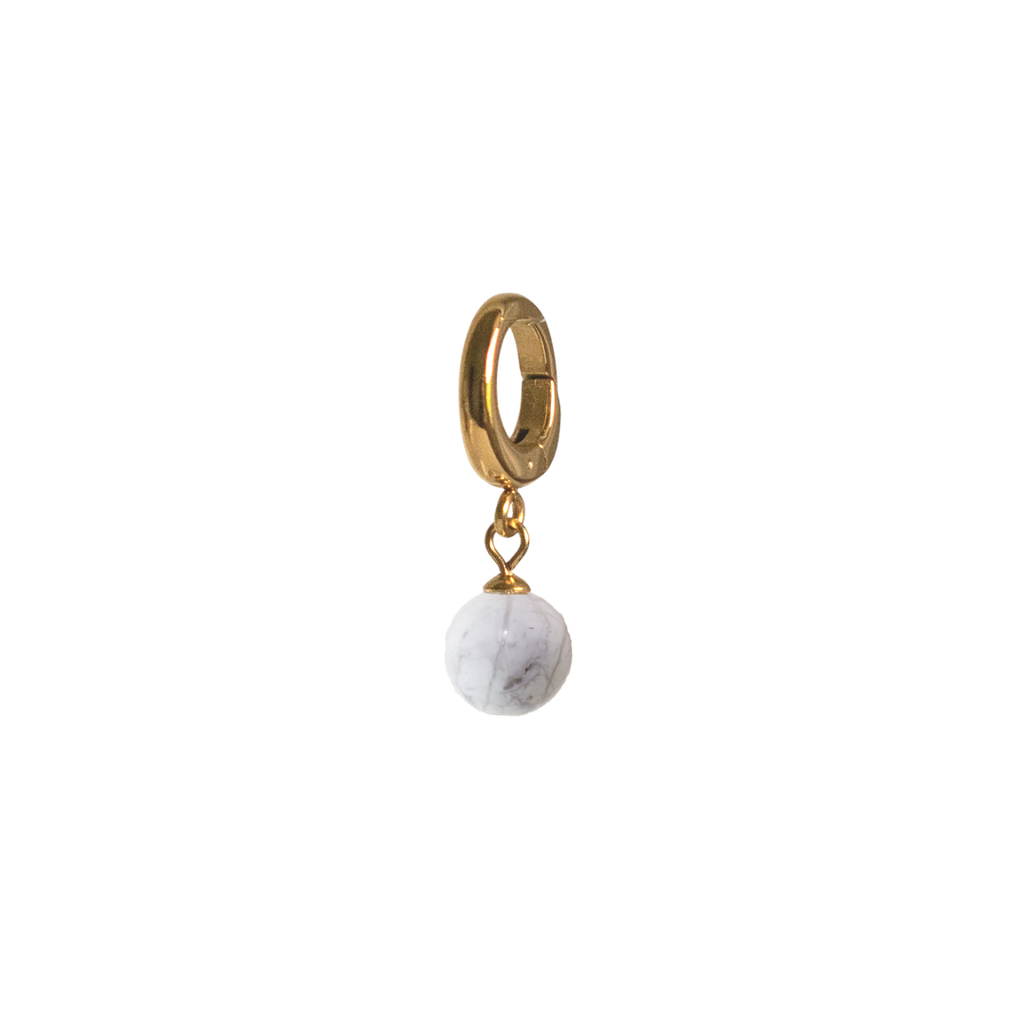 Howlite Charm