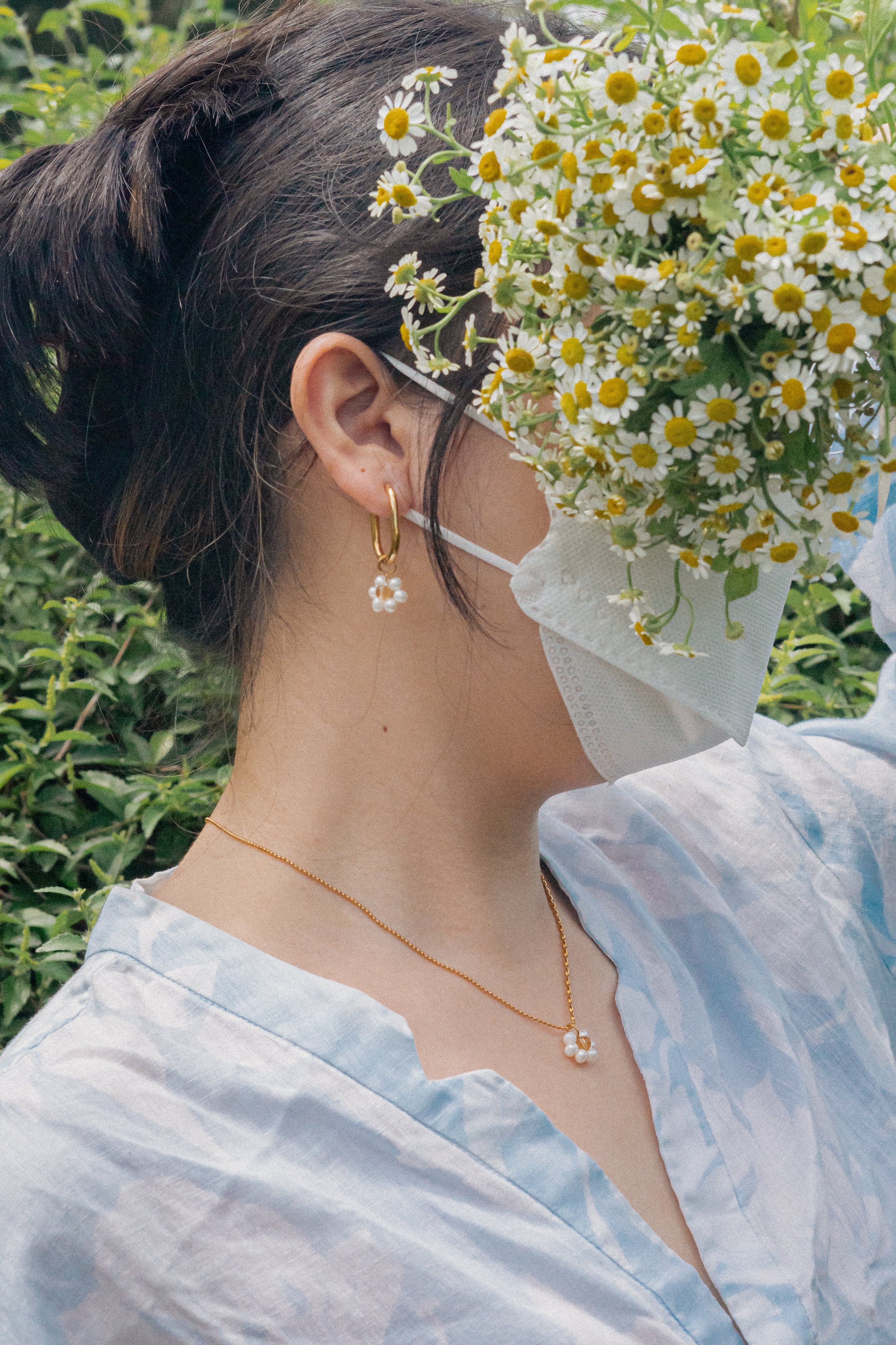 Wildflower Ear Hoop