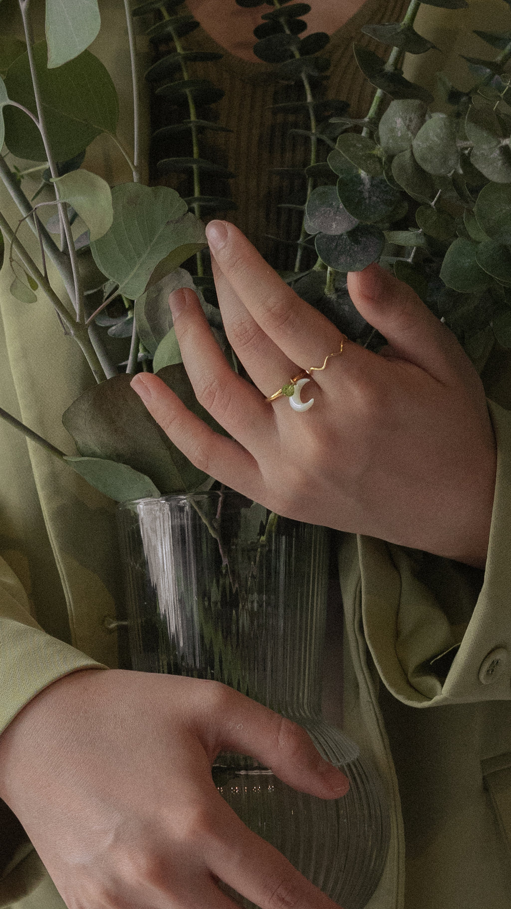 Gold Luna Ring