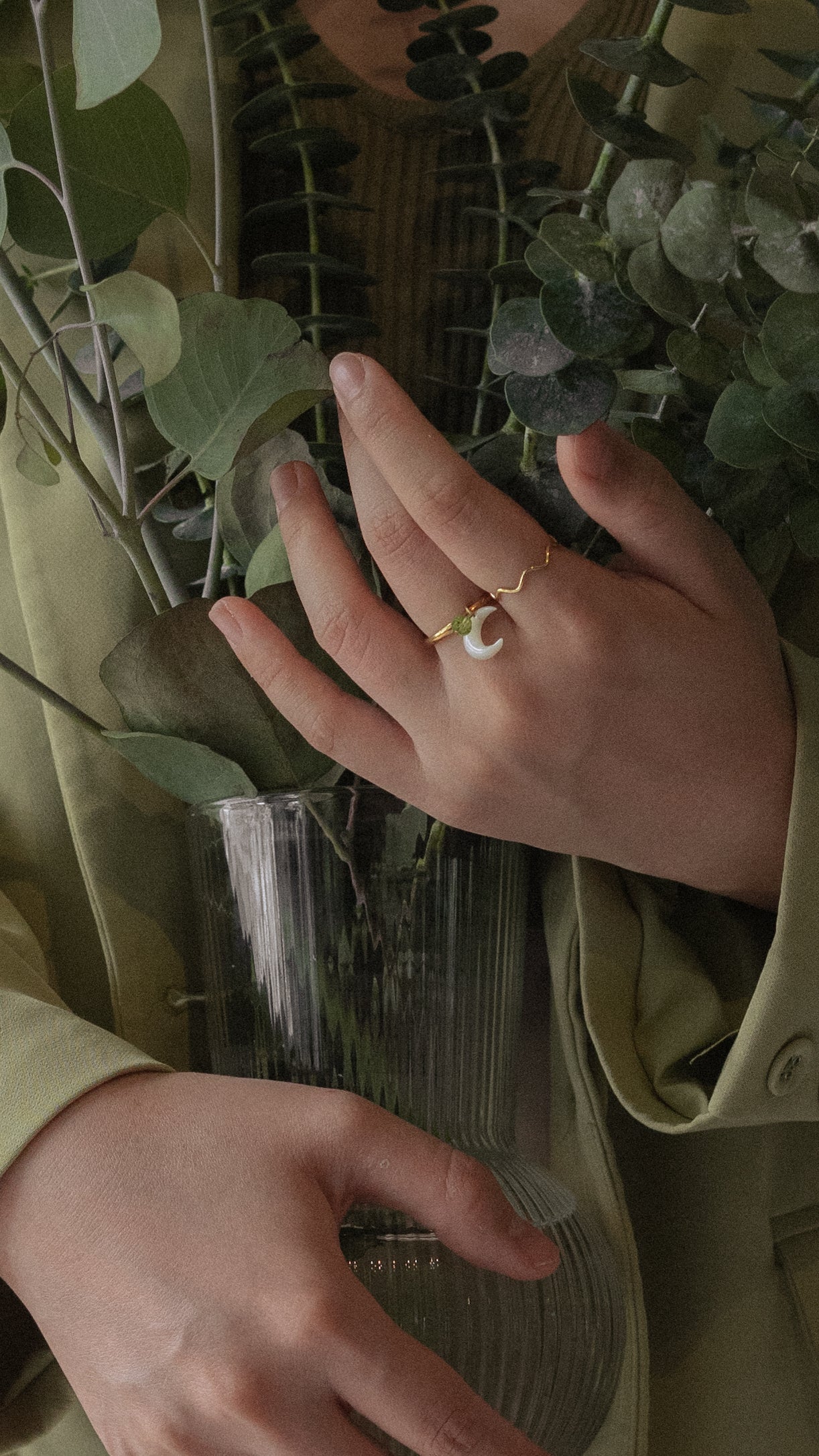 Gold Luna Ring