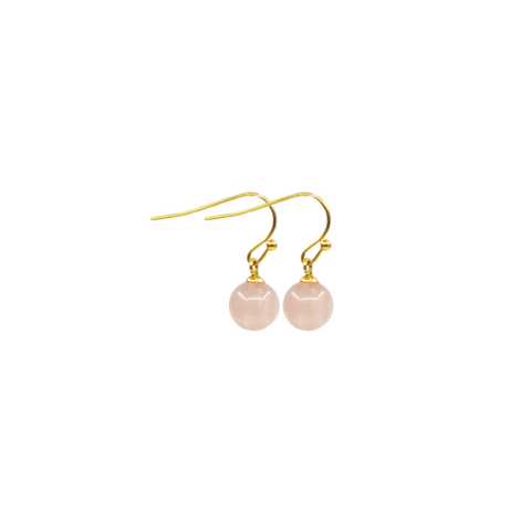 Rose Quartz Leyr Earring