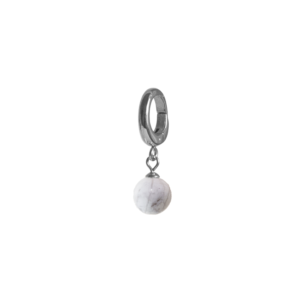 Howlite Charm