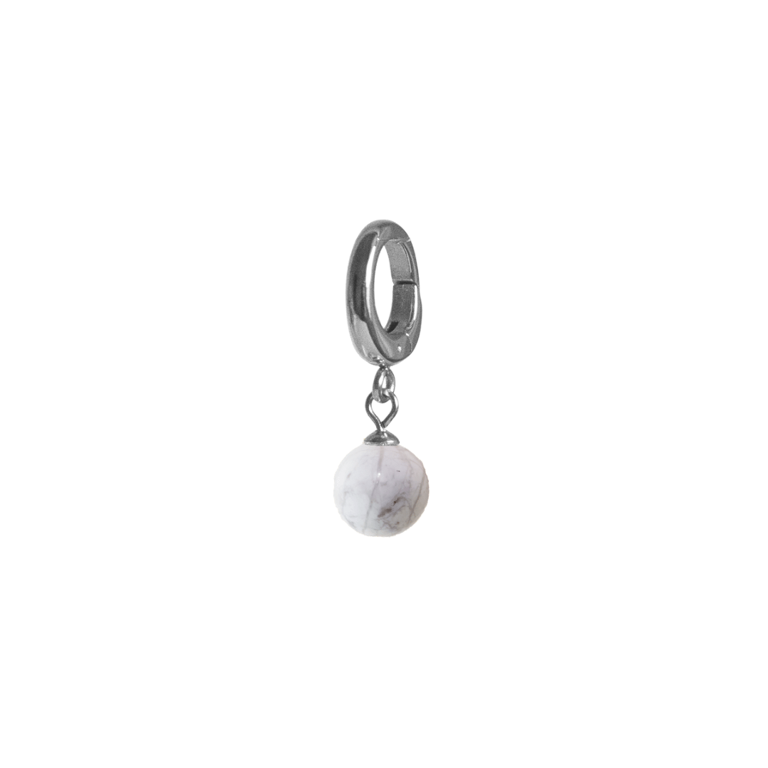 Howlite Charm