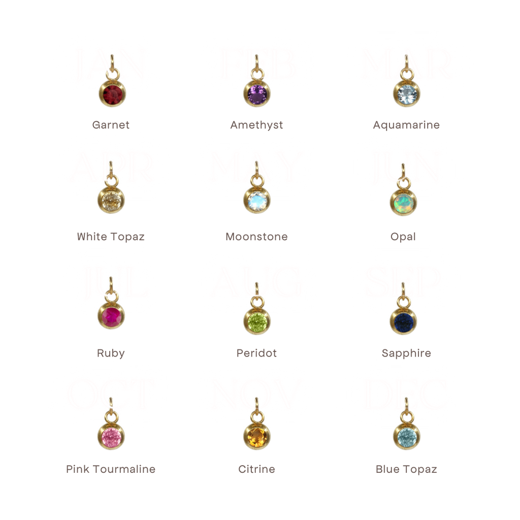 Aura 诞生石吊坠