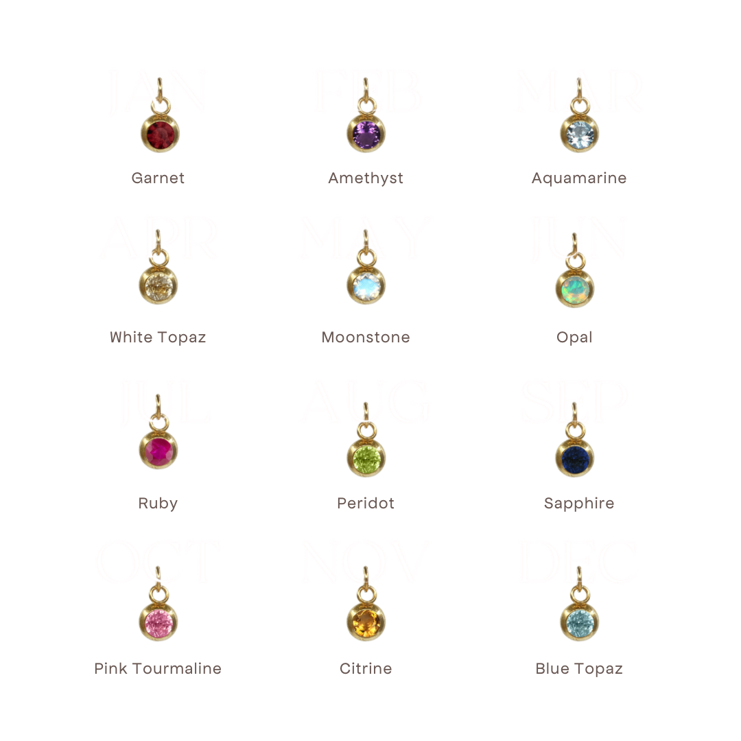 Aura 诞生石吊坠