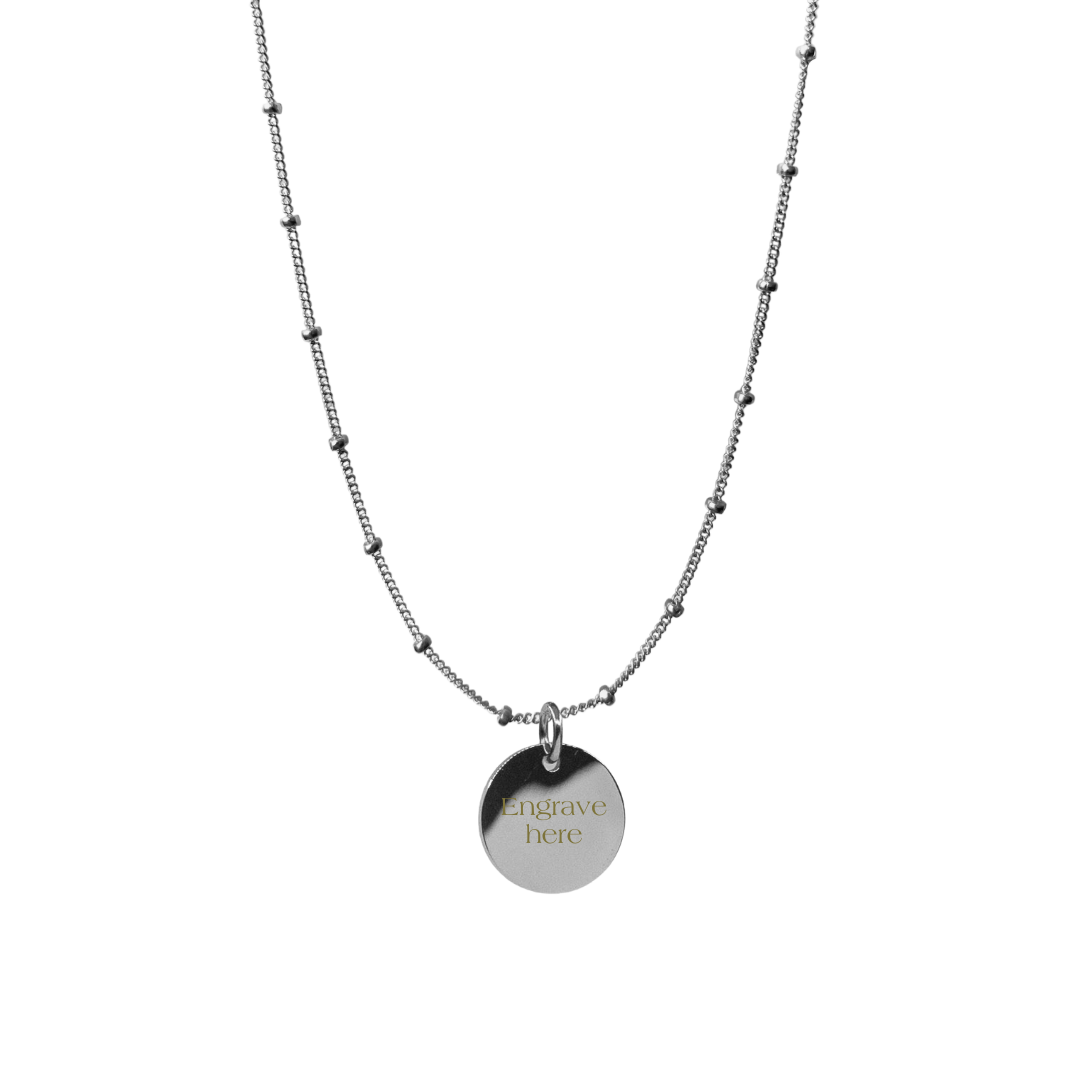 Ronde Necklace - Stil. [Engravable]